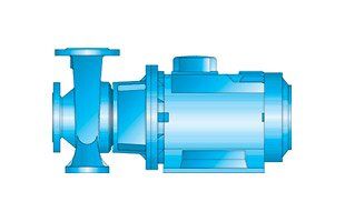 MN – Horizontal Monobloc Centrifugal Pump